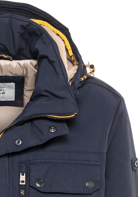 Barbour Jack met afneembare capuchon, model 'LOVELL' in marineblauw Barbour Jack met afneembare capuchon, model 'LOVELL' in marineblauw
