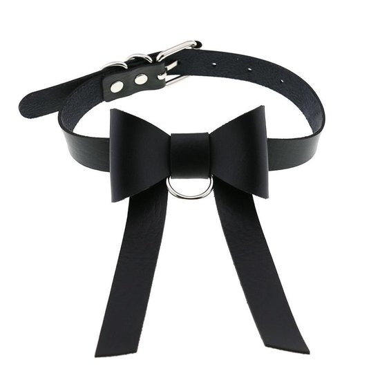 Gothic Choker Met Halve Maan En Kettingen main image 0