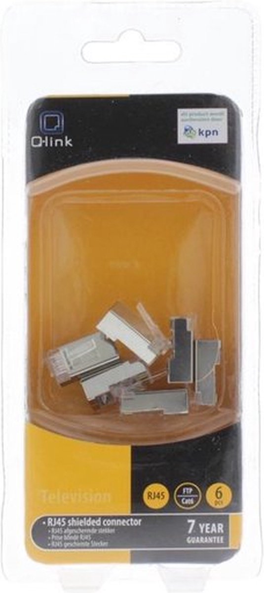FTP netwerk connector CAT6 8-polig RJ45