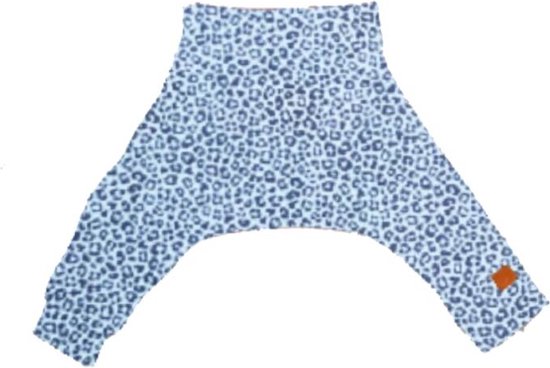 Foto: Spreidbroek panter dusty blauw