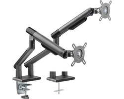 My Wall bureaubeugel voor 2 monitoren tot 32 inch / interactief / zwart/zilver