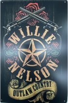 Plaque murale - Willie Nelson Outlaw Country