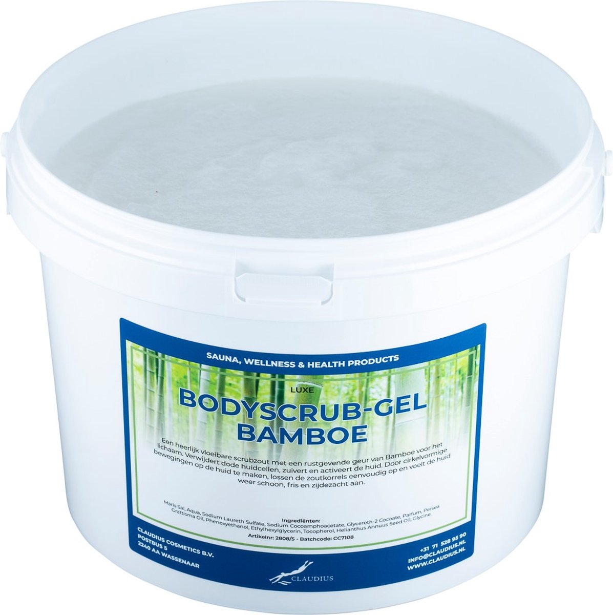 Goedkoopste Luxe Verzorgende Bodyscrub-Gel Bamboe - 20 KG - Hydraterende Lichaamsscrub