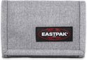 Grijze Eastpak portemonnee met zwart logo.