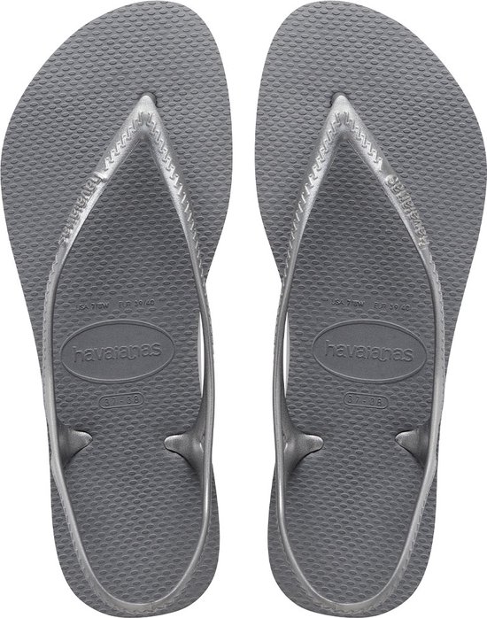 Havaianas Sunny II Dames Slippers - Steel Gray - Maat 35/36