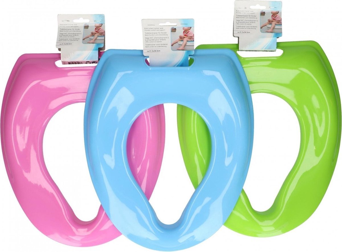 Kinder WC Verkleiner - Toilettrainer kinderen Kleur  Roze  Blauw Groen