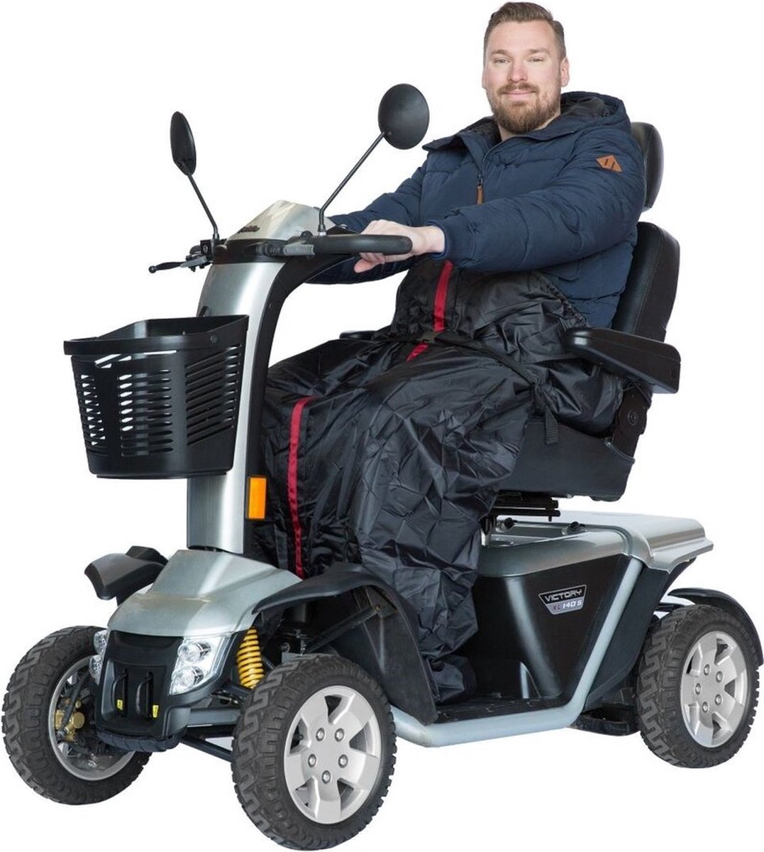 Goedkoopste Scootmobiel voetenzak XL met warme voering