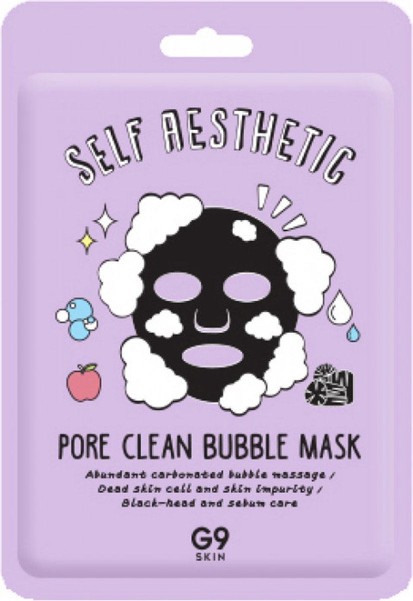 G9 - Self aesthetic Pore clean Bubble mask - Bubble Sheet Masks