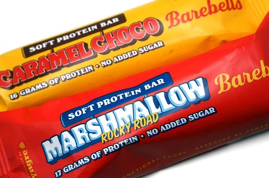 Barebells Soft Bars Eiwitreep - Protein Bars - Marshmellow Rocky Road Proteine Repen - 12 repen (660 gram) — afbeelding 5