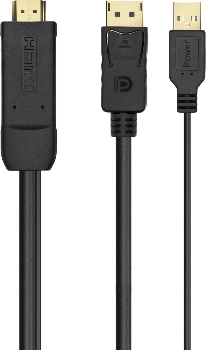 Mini DisplayPort to HDMI Cable Aisens A122-0641 Black