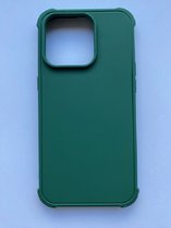 iPhone 14 Pro Anti shock siliconen hoes Groen - Shock Proof Siliconen Back Cover