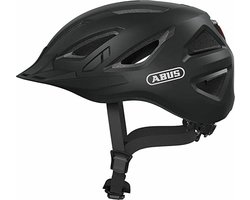 Fietshelm ABUS URBAN-I 3.0 velvet black L - 56-61 cm - zwart - Geschikt voor gebruik op elektrische fietsen - stadsfietsen - 300 g