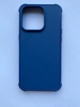 iPhone 14 Pro Anti shock siliconen hoes Blauw - Shock Proof Siliconen Back Cover