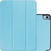 Hoesje Geschikt voor iPad 2022 Hoesje Case Hard Cover Hoes Book Case - Lichtblauw