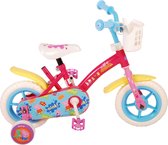 Vélo pour enfants Peppa Pig - Filles - 10 pouces - Rose / Blauw - Stepper