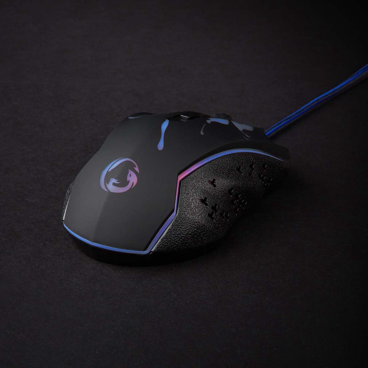 Nedis Gaming Muis - Bedraad - 1200 / 1800 / 2400 / 3600 dpi - Instelbare DPI - Aantal knoppen: 6 - Programmeerbare knoppen - Rechtshandig - 1.50 m - LED thumbnail 4
