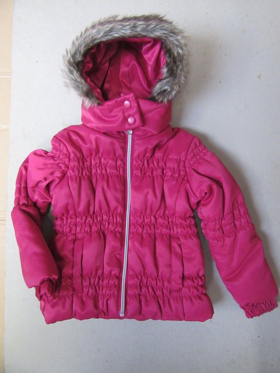 manteau d'hiver par dirkje en fuchia, pour fille, 5 ans 110