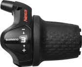 Draaiversteller 3 speed Shimano Nexus SL-3S42E met kabels en clickbox - zwart