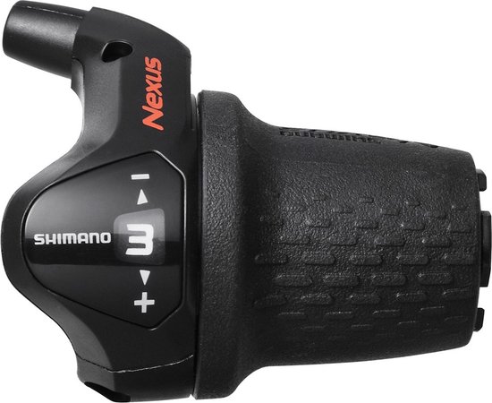 Foto: Shimano sl 3s42 shifter revo nexus rechts rubber zwart