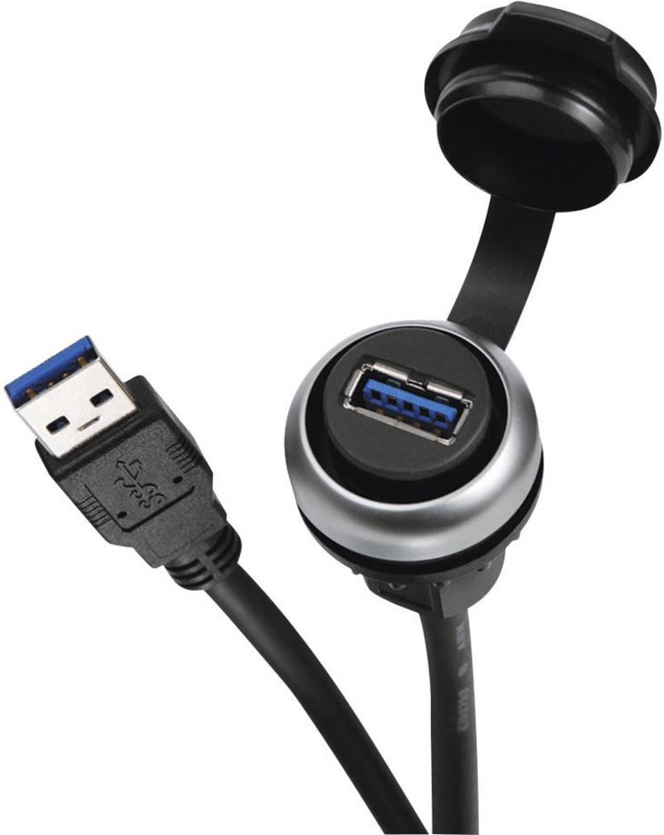 USB 3.0 inbouwdoos Bus, inbouw 490113.0080 490113.0080 Lütze 1 stuk(s)