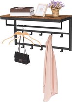 Kapstok Trendy B 80 cm H 42 cm bruin zwart