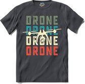 Drone-caméra | Drone avec caméra | Mini drones - T-Shirt - Unisexe - Gris Souris - Taille S
