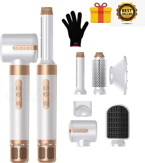 Top Goods Gold 7in1 Multistyler Airwrap Diffuser Haarföhn