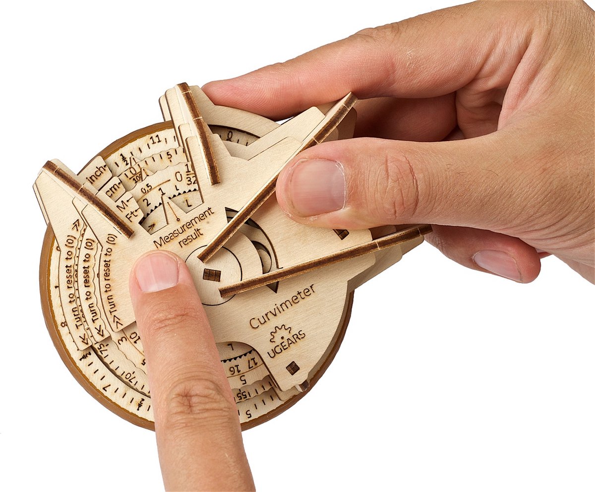 UGEARS Houten 3D Model - Stem Lab - Krommingsmeter — afbeelding 9