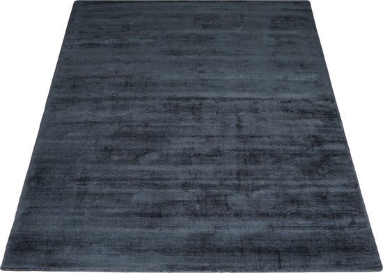 Karpet Viscose Dark Blue 160 x 230 cm