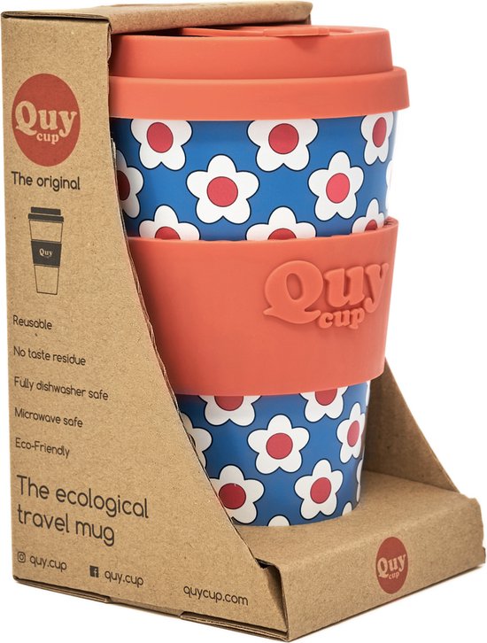 Mugs in R-PET Quy Cup PLASTIC and 100% recyclable 400ml QUY CUP