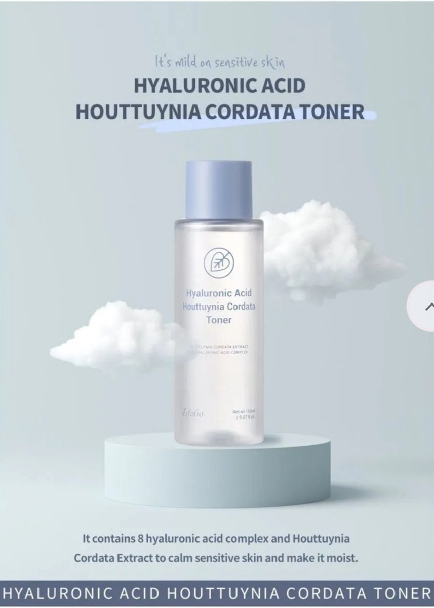 Esfolio Hyaluronic Acid Houttuynia Cordata Toner - Korean skincare - toner met hyaluronzuur - hydraterend - gezichtsverzorging- huidverzorging - geschikt voor elk huidtype