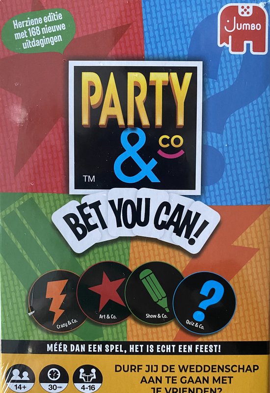 Afbeelding van het spel Party & Co Bet You Can! jumbo partyspel