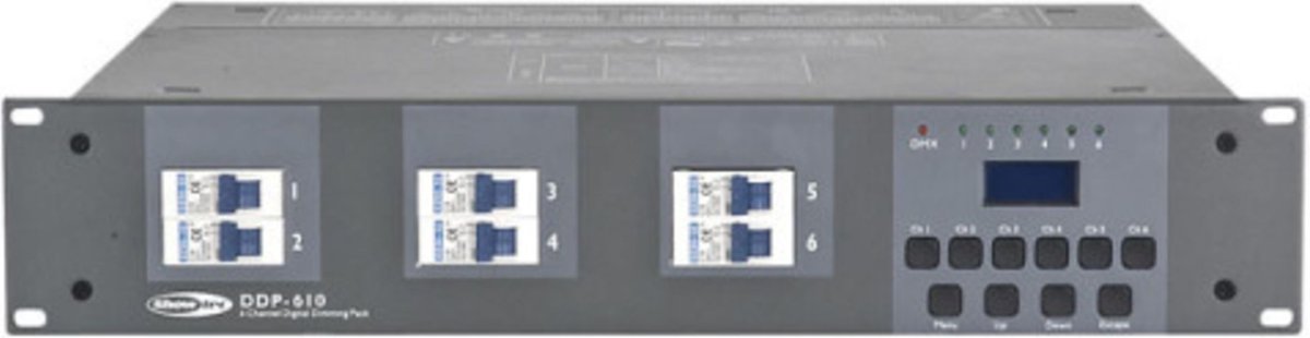 Showtec DDP-610M DigiDimPack Multipin - 6-kanaals