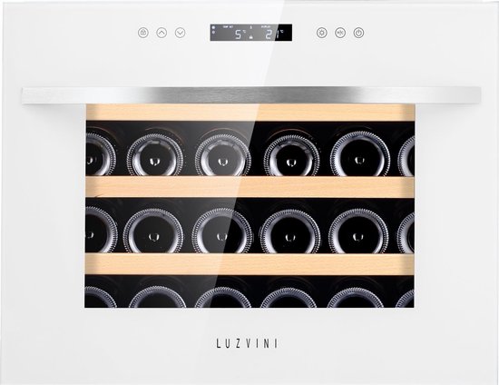 Koelkast: LuzVini - inbouw wijnkoelkast - wit - 22 flessen, van het merk luzVini