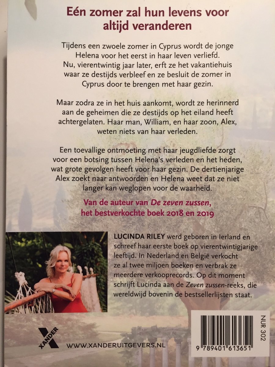 De olijfboom - back cover
