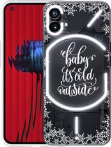 Nothing Phone (1) Hoesje Cold Outside - Designed by Cazy