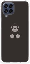 Smartphone hoesje Geschikt voor Samsung Galaxy M53 Hoesje Bumper met transparante rand Gorilla