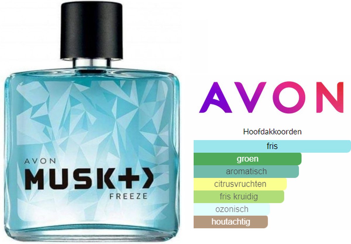 Avon - MUSK+ Freeze - EDT - 75ml For Him
