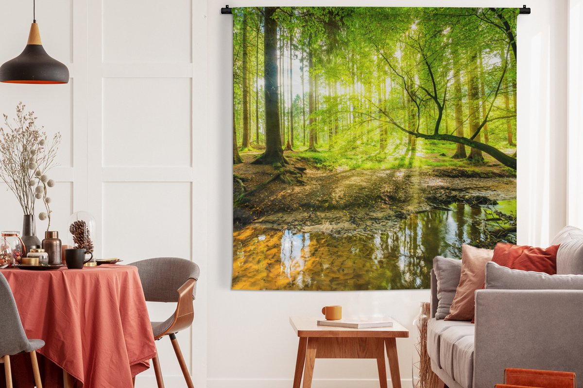 Epinki Wanddoek 260 x 240 cm, landschap, natuur, wandtapijt Epinki Wanddoek 260 x 240 cm, landschap, natuur, wandtapijt