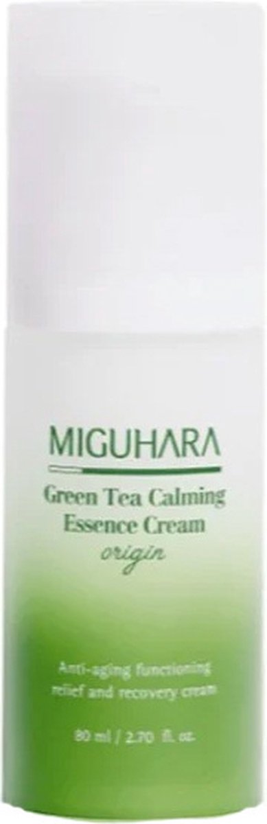 Miguhara Green Tea Calming Essence Cream Origin 80 ml