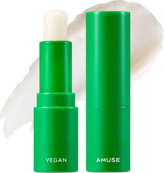 Amuse Vegan Green Lip Balm 01 Clear bol