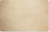 Bureau onderlegger - Muismat - Bureau mat - Leer - Structuur - Lederlook - Beige - 60x40 cm