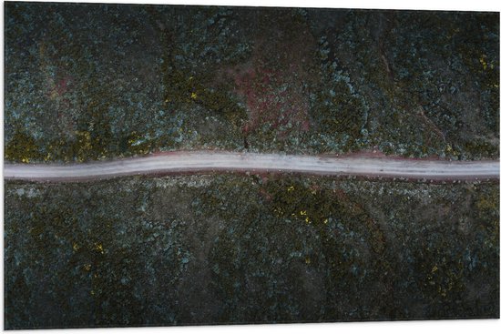 WallClassics - Drapeau - Route sans fin - 90x60 cm Photo sur Drapeau Polyester