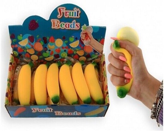 Knijpbaar Banaan - Squeezy banana - Speelgoed - Anti Stress - Squish Fidget  - Fun -... | bol.com
