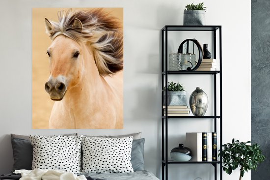 Affiche Paarden - Animaux - Crinières - Portrait - 90x120 cm