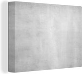 Toile Peinture Béton - Grijs - Ciment - Industriel - Structure - 40x30 cm - Décoration murale