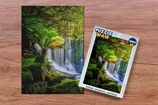Puzzle Jungle - Cascade - Australie - Plantes - Nature - Puzzle - Puzzle  1000 pièces... | bol.com