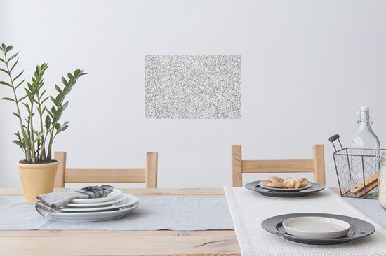 Stickers muraux - Feuille Autocollant - Granit - Zwart - Wit - Motif - Grijs - 30x20 cm - Film Adhésif - Stickers muraux Chambre Enfant - Papier Peint Auto-Adhésif