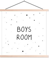 Affiche scolaire enfants - Décoration murale garçons - Garçons - Bébé - Chambre garçons - Enfants - Citations - Peinture pour enfants - 90x90 cm