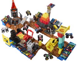 foto van Hot Wheels Monster Trucks Arena Bone Shaker - Speelgoed auto racebaan